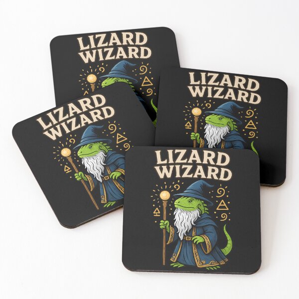 Item preview, Cute Green Lizard Wizard Fantasy Magic designed and sold by k3rstman1.