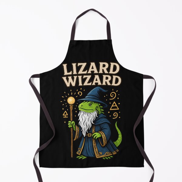 Item preview, Cute Green Lizard Wizard Fantasy Magic designed and sold by k3rstman1.