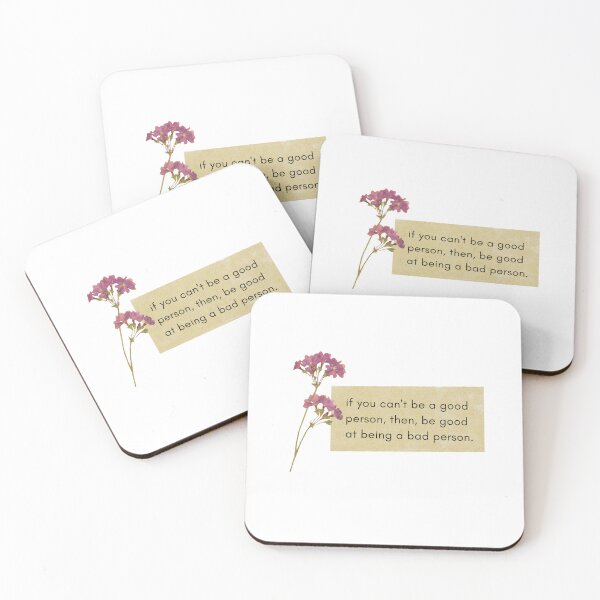 Item preview, Be Good at Being a Bad Person – Sarcastic Edgy Quote Sticker designed and sold by Meeseeeks.