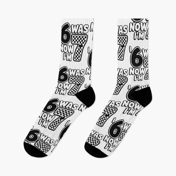 Item preview, Kids Checkered I was 6 Now I'm 7 Birthday Seven Years Old Bday designed and sold by BLZART.