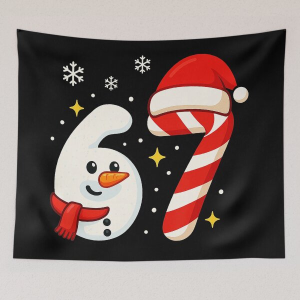 Item preview, 6 7 Meme Christmas Shirt 67 Six Seven Snowman Boy  designed and sold by JEFDodsonArt.