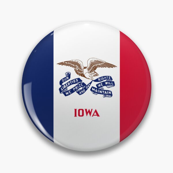 Item preview, Iowa Circle Flag, Iowa Flag Icon designed and sold by NTGUILTY.