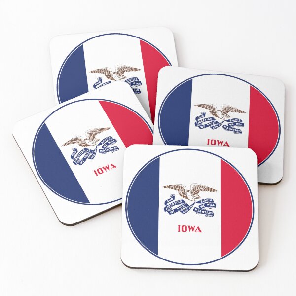 Item preview, Iowa Circle Flag, Iowa Flag Icon designed and sold by NTGUILTY.
