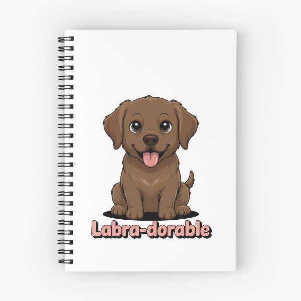 Item preview, Labra-dorable Cute Chocolate Labrador Puppy Dog designed and sold by k3rstman1.