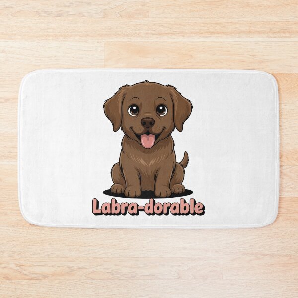 Item preview, Labra-dorable Cute Chocolate Labrador Puppy Dog designed and sold by k3rstman1.