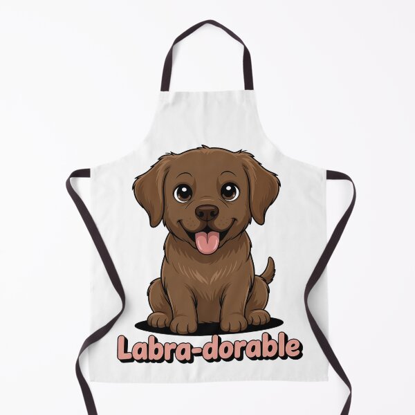 Item preview, Labra-dorable Cute Chocolate Labrador Puppy Dog designed and sold by k3rstman1.