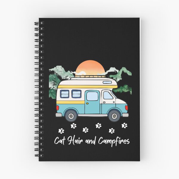 Item preview, Cat Hair and Campfires. RV and Cat design designed and sold by SofikoDesigns.