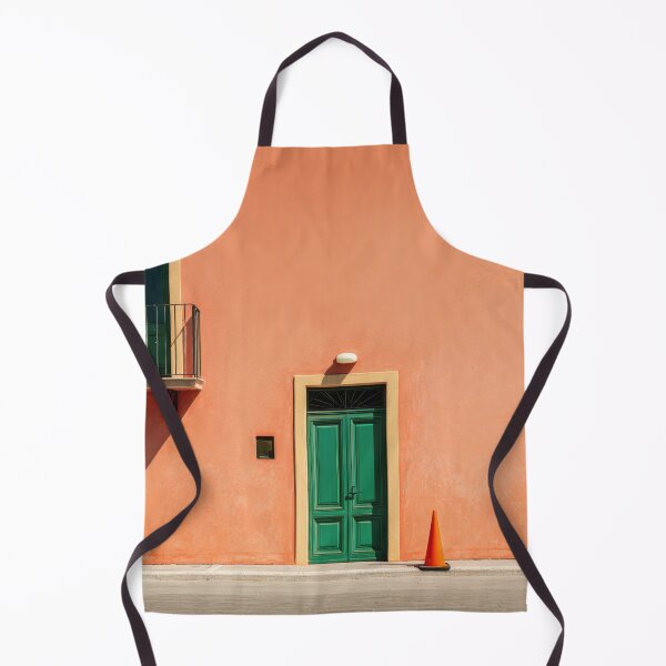 Item preview, Orange wall with green accents designed and sold by anytka.