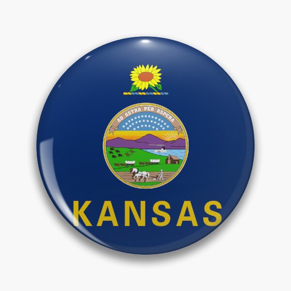 Item preview, Kansas Circle Flag, Kansas Flag Icon designed and sold by NTGUILTY.