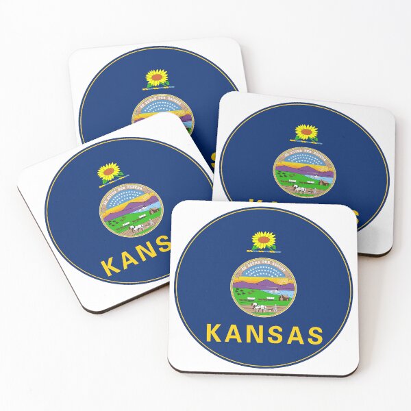 Item preview, Kansas Circle Flag, Kansas Flag Icon designed and sold by NTGUILTY.