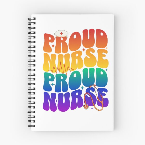 Item preview, Proud Nurse Rainbow Groovy Retro Appreciation designed and sold by finkelart.