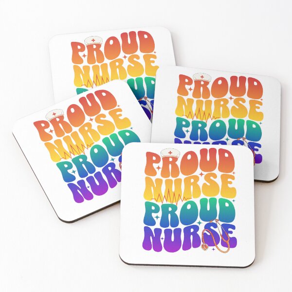Item preview, Proud Nurse Rainbow Groovy Retro Appreciation designed and sold by finkelart.