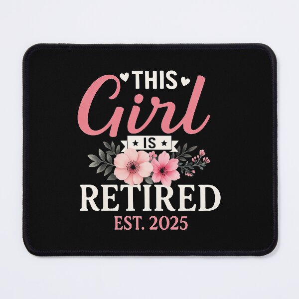 Item preview, This Girls Is Retired 2025 Floral For Women Retirement  designed and sold by elmafuentesz.