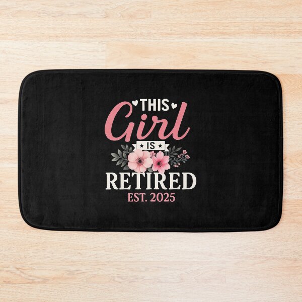 Item preview, This Girls Is Retired 2025 Floral For Women Retirement  designed and sold by elmafuentesz.