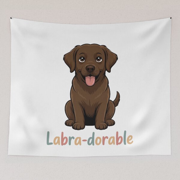 Item preview, Cute Chocolate Labrador Puppy Dog Labradorable designed and sold by k3rstman1.