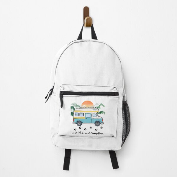 Item preview, Cat Hair and Campfires. RV and Cat design designed and sold by SofikoDesigns.