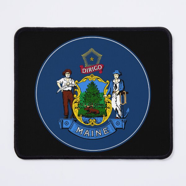 Item preview, Maine Circle Flag, Maine Flag Icon designed and sold by NTGUILTY.