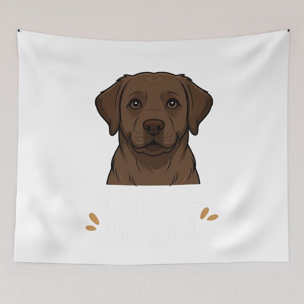 Item preview, Cute Labra-dorable Chocolate Labrador Dog designed and sold by k3rstman1.