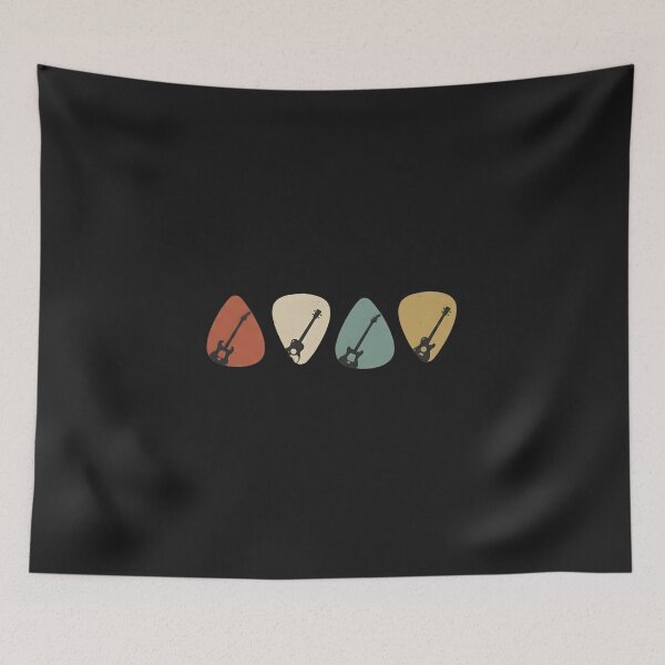 Item preview, Vintage Guitar Picks | Retro Music Lover Design designed and sold by Inkspire House.
