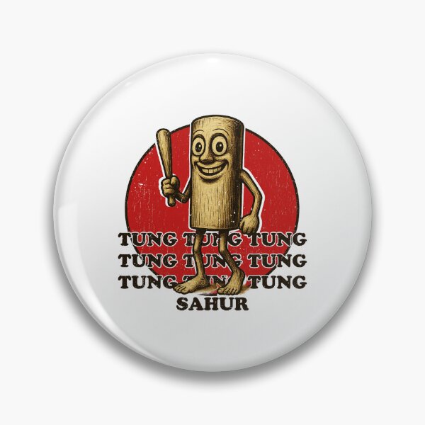 Item preview, Tung Tung Tung Sahur Red Circle  designed and sold by cugbandio.