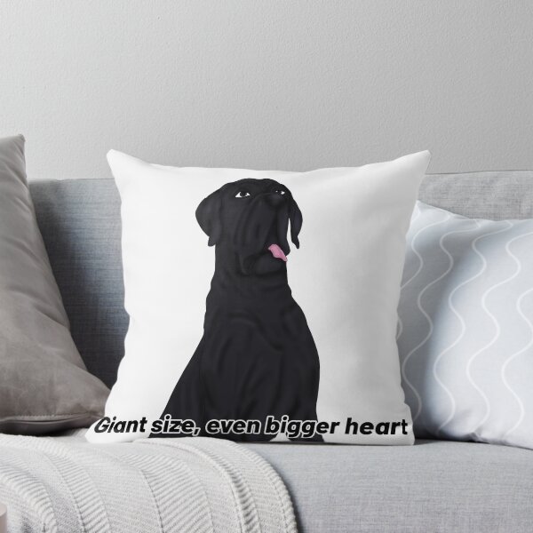 Item preview, Great Dane – “Giant Size, Even Bigger Heart” – Gentle Giant Semirealistic Design designed and sold by Crack-in-Colors.