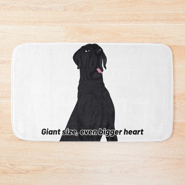 Item preview, Great Dane – “Giant Size, Even Bigger Heart” – Gentle Giant Semirealistic Design designed and sold by Crack-in-Colors.