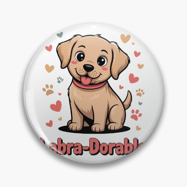Item preview, Labra-Dorable Cute Labrador Puppy Dog Pun designed and sold by k3rstman1.