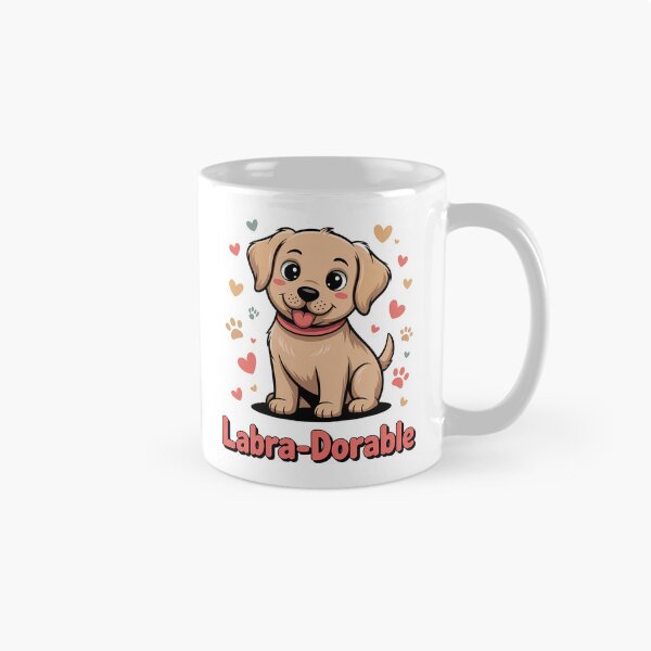 Item preview, Labra-Dorable Cute Labrador Puppy Dog Pun designed and sold by k3rstman1.