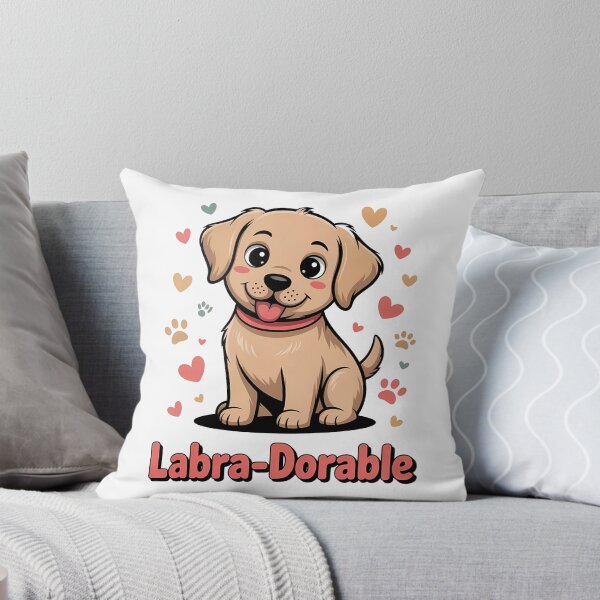 Item preview, Labra-Dorable Cute Labrador Puppy Dog Pun designed and sold by k3rstman1.