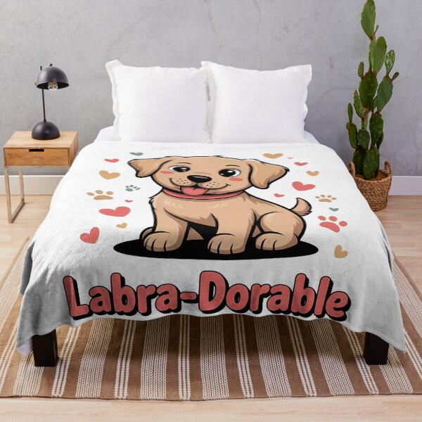 Item preview, Labra-Dorable Cute Labrador Puppy Dog Pun designed and sold by k3rstman1.