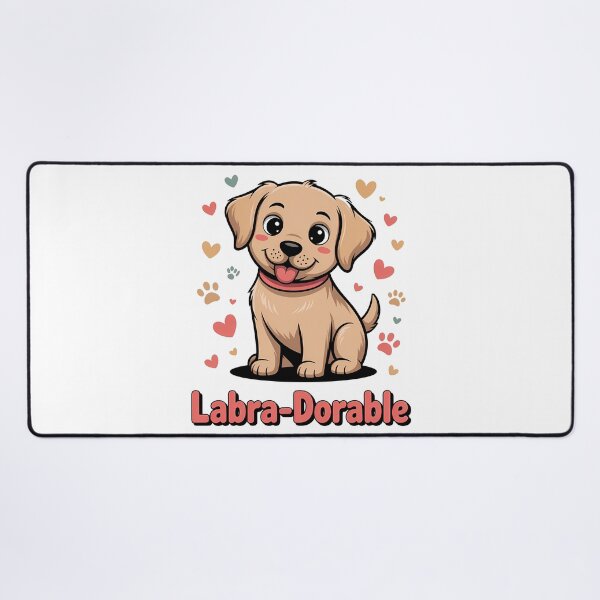 Item preview, Labra-Dorable Cute Labrador Puppy Dog Pun designed and sold by k3rstman1.
