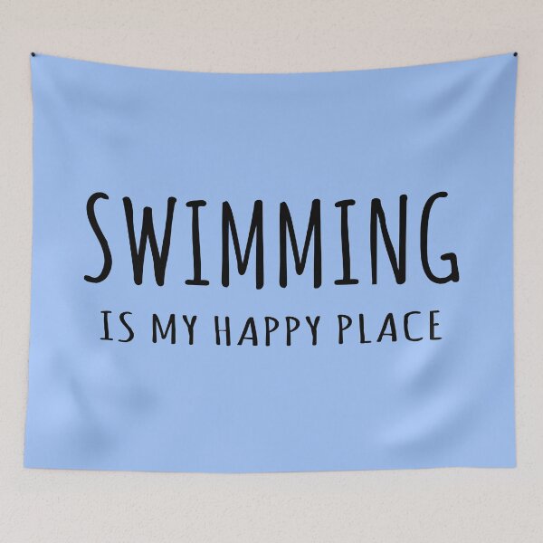 Item preview, Swimming Is My Happy Place designed and sold by Jeallan Designs.