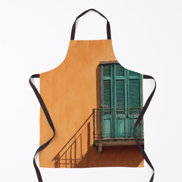 Item preview, Bright balcony against orange wall designed and sold by anytka.