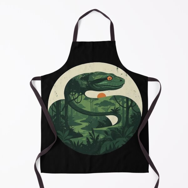 Item preview, Double Exposure Green Anaconda Amazon Jungle designed and sold by CANDO ART STORE.