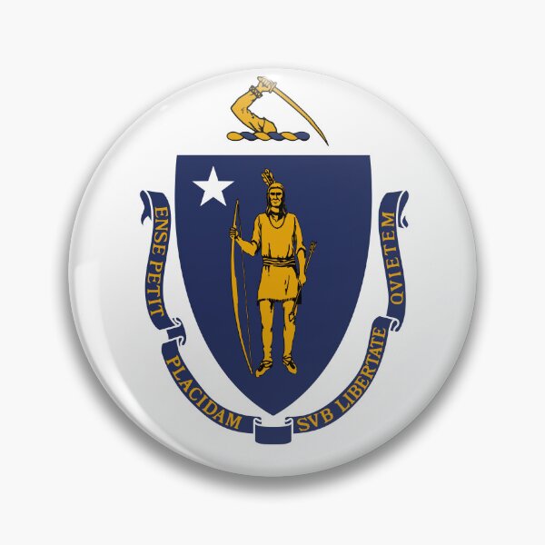 Artikelvorschau, Massachusetts-Kreisflagge, Massachusetts-Flaggensymbol entworfen und verkauft von NTGUILTY.