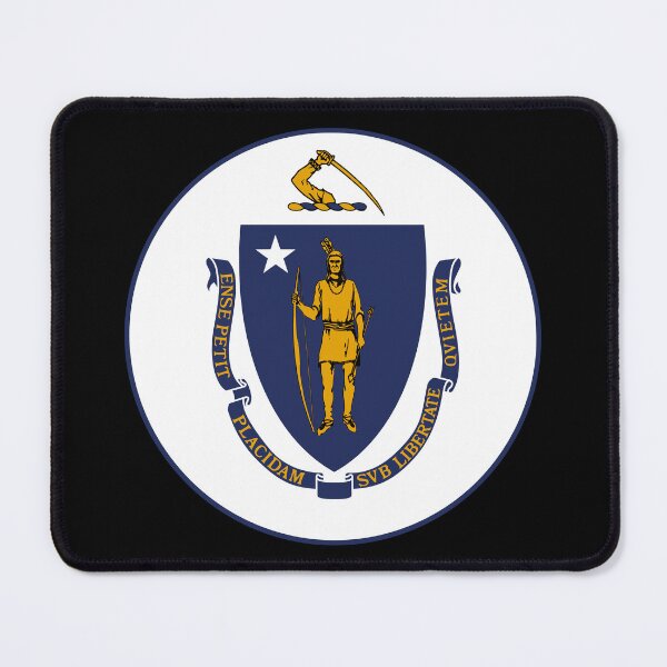 Item preview, Massachusetts Circle Flag, Massachusetts Flag Icon designed and sold by NTGUILTY.