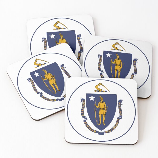 Item preview, Massachusetts Circle Flag, Massachusetts Flag Icon designed and sold by NTGUILTY.