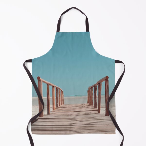 Item preview, Wooden walkway leads to calm sea designed and sold by anytka.