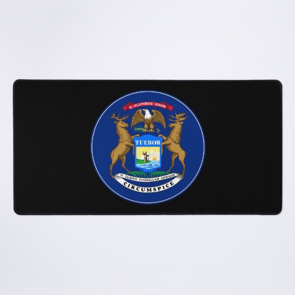 Item preview, Michigan Circle Flag, Michigan Flag Icon designed and sold by NTGUILTY.