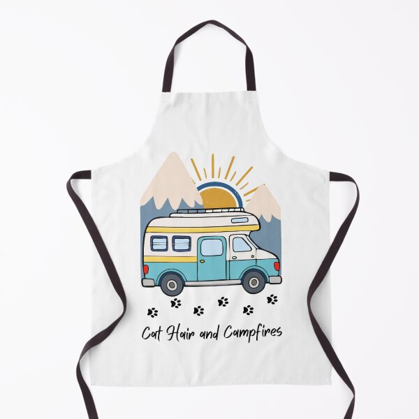 Item preview, Cat Hair and Campfires. RV and Cat design designed and sold by SofikoDesigns.