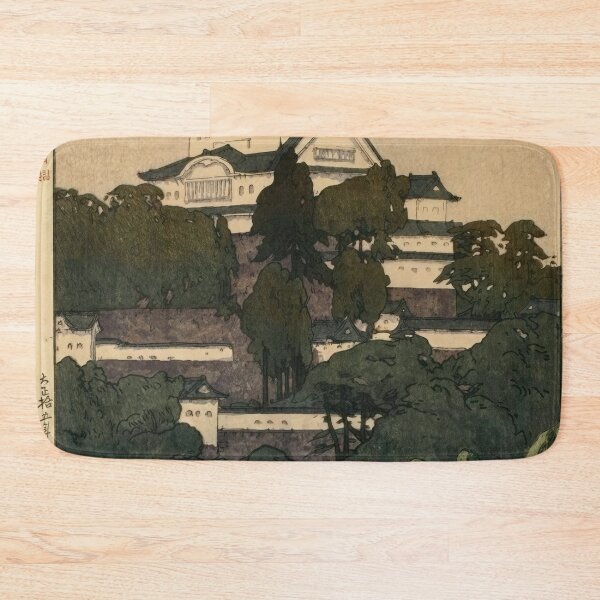 Item preview, Himeji Castle in the Evening by Yoshida Hiroshi : tranquil japanese posterGlimpse of Ueno Park by Yoshida Hiroshi : serene spring Japanese poster designed and sold by artofuniverse.