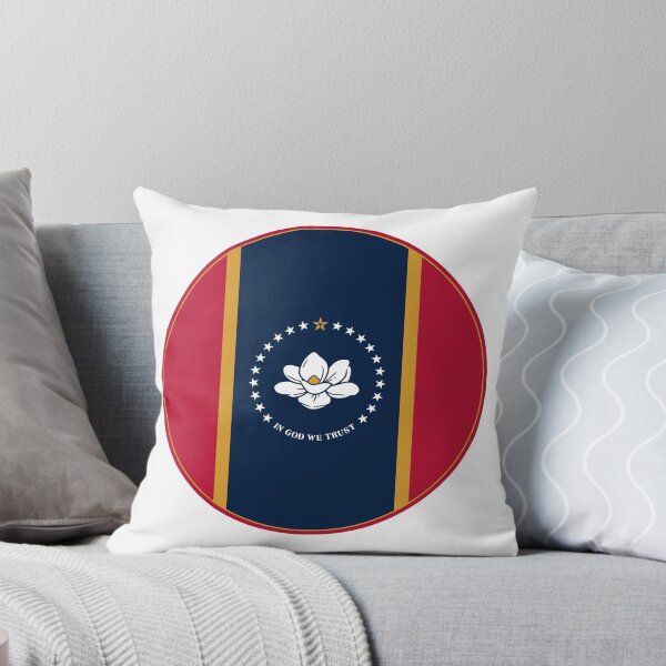 Item preview, Mississippi Circle Flag, Mississippi Flag Icon designed and sold by NTGUILTY.