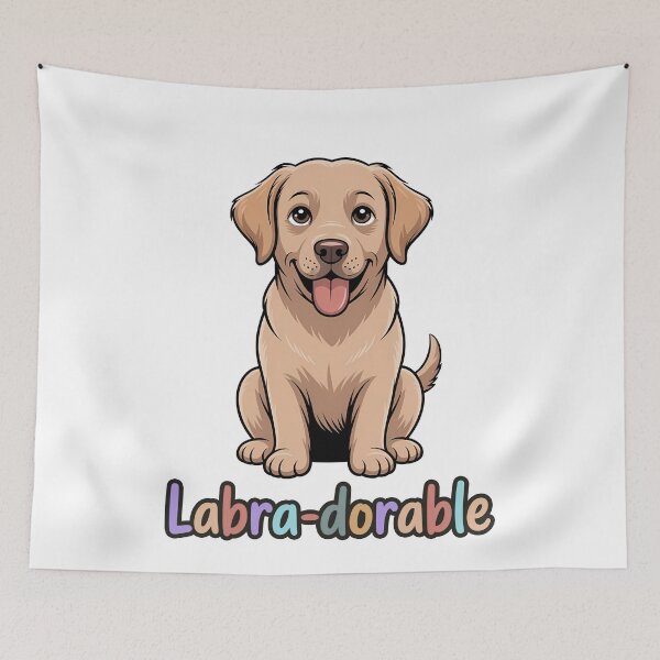 Item preview, Labrador Puppy Dog Labra-dorable Cute Pet designed and sold by k3rstman1.