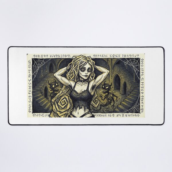 Item preview, Nightmare hairy Armpit demonic horror Goddess designed and sold by Vintage Designs +.