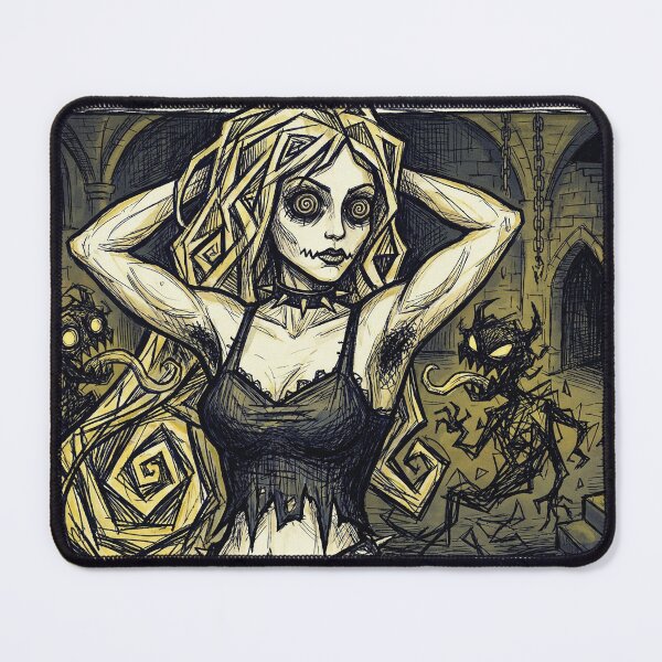 Item preview, Nightmare hairy Armpit demonic horror Goddess designed and sold by Vintage Designs +.