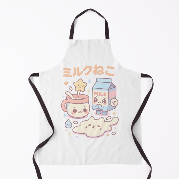Item preview, Cute Spilled Milk Kitty – Kawaii Milk Puddle Cat & Apologizing Carton designed and sold by Snackwear Apparel.