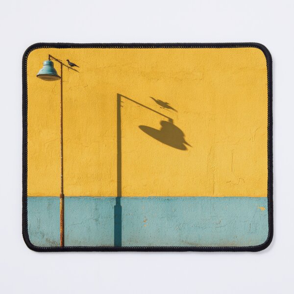 Item preview, Yellow wall with lamp shadows designed and sold by anytka.