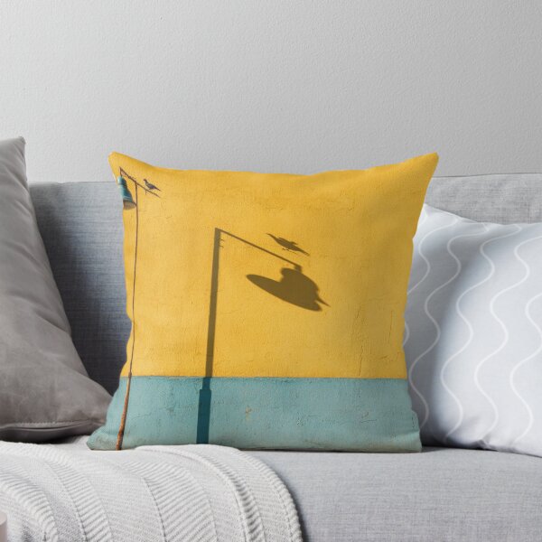 Item preview, Yellow wall with lamp shadows designed and sold by anytka.
