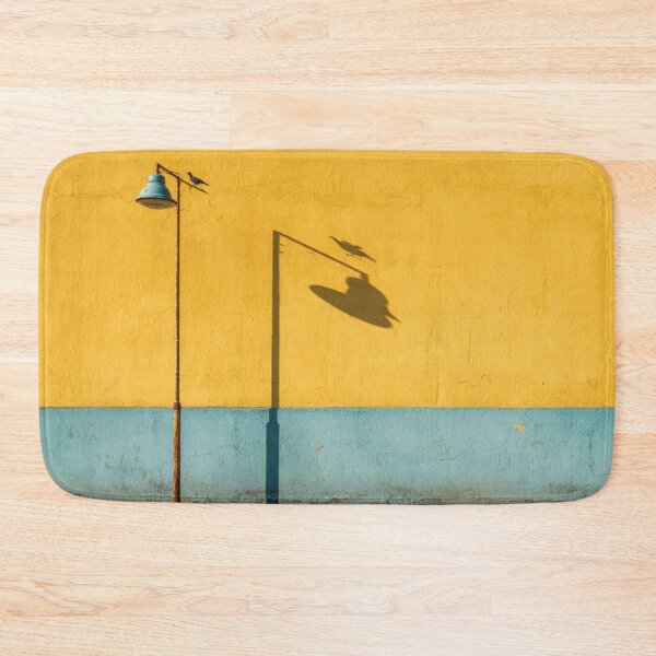 Item preview, Yellow wall with lamp shadows designed and sold by anytka.
