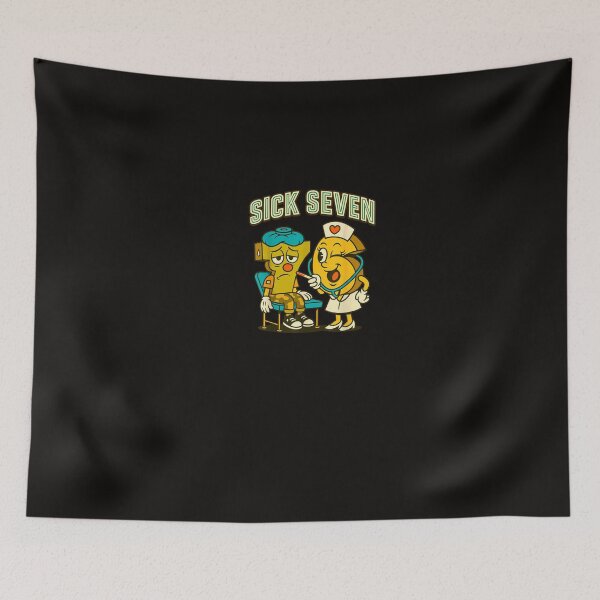 Item preview, Sick Seven 67 Funny Meme Sick 7 and Nurse 6 Six Seven designed and sold by Raulitome.